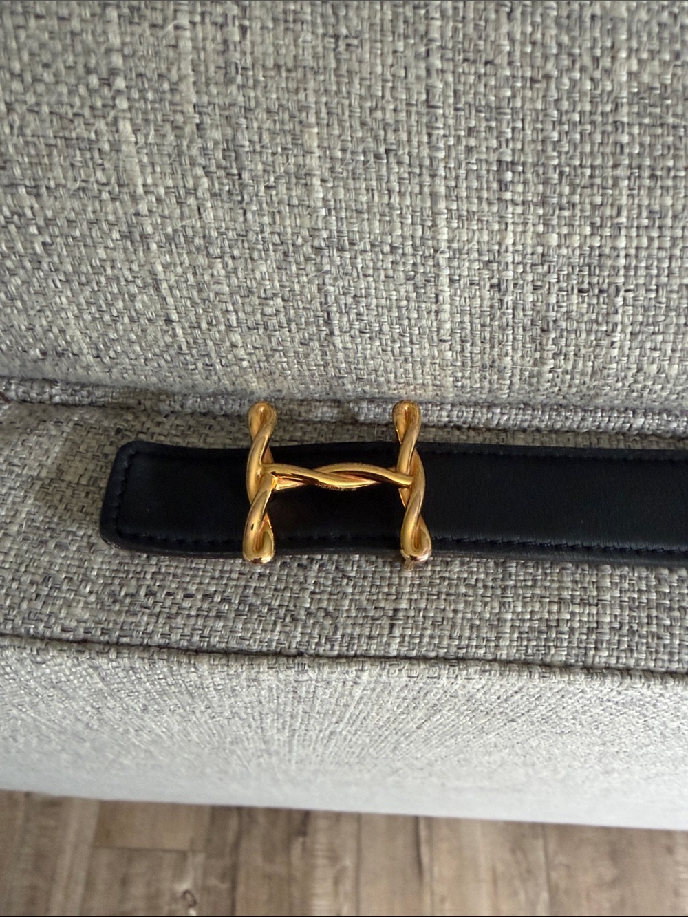 Hermes (authentic) Black/Brown reversible women’s Belt.